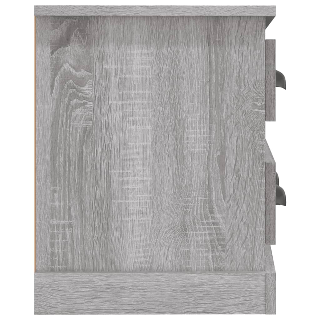 Tv-meubel 100x35,5x45 cm bewerkt hout grijs sonoma eikenkleurig