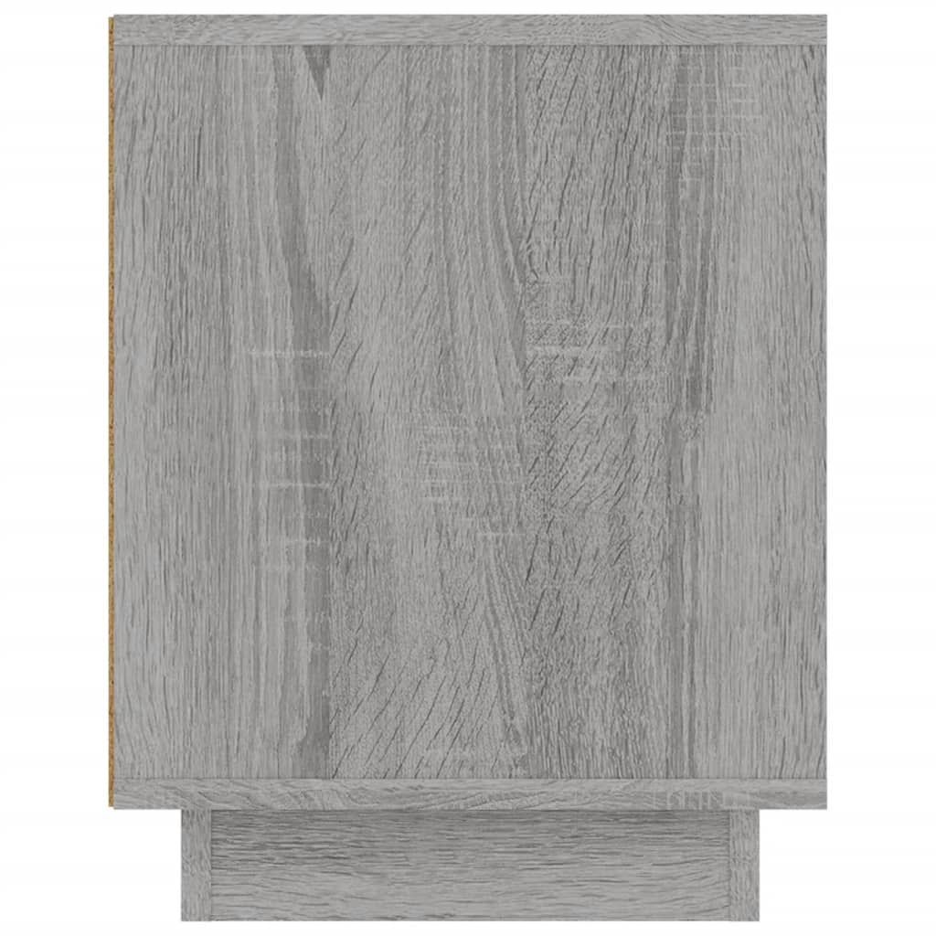 Tv-meubel 102x35x45 cm bewerkt hout grijs sonoma eikenkleurig