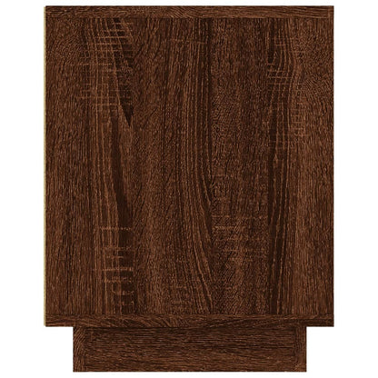 Tv-meubel 102x35x45 cm bewerkt hout bruin eikenkleur