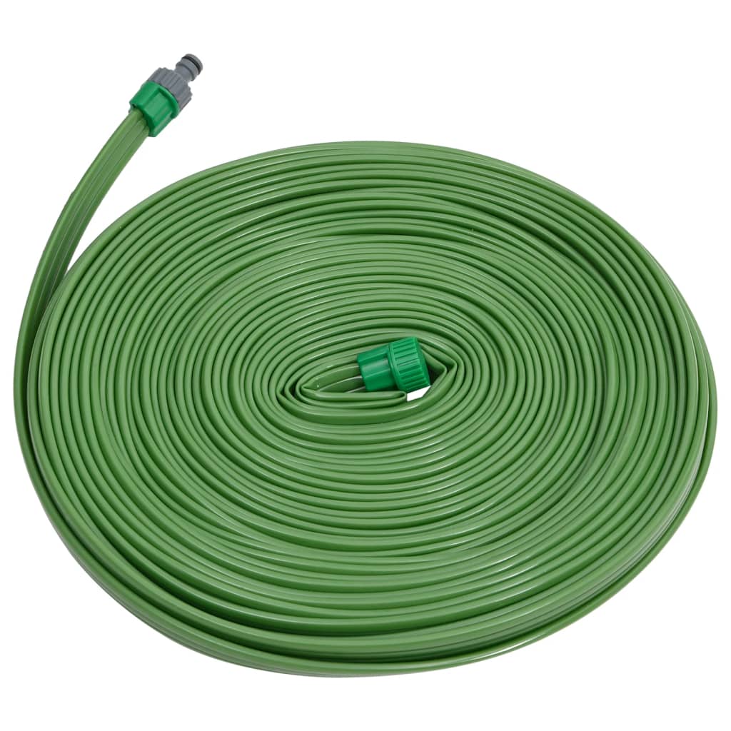 Sproeislang 3-pijps PVC 7,5 m groen