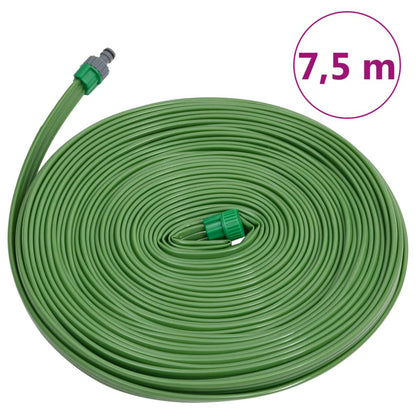 Sproeislang 3-pijps PVC 7,5 m groen