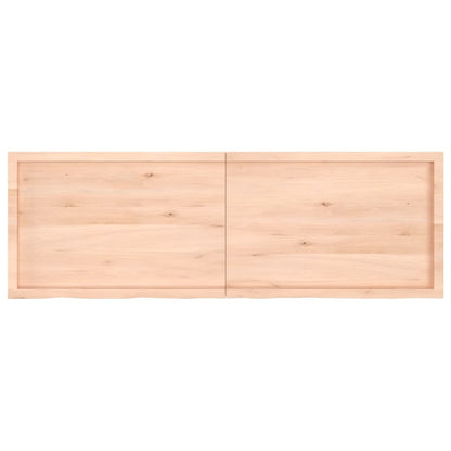 Wastafelblad 180x60x(2-6) cm onbehandeld massief hout