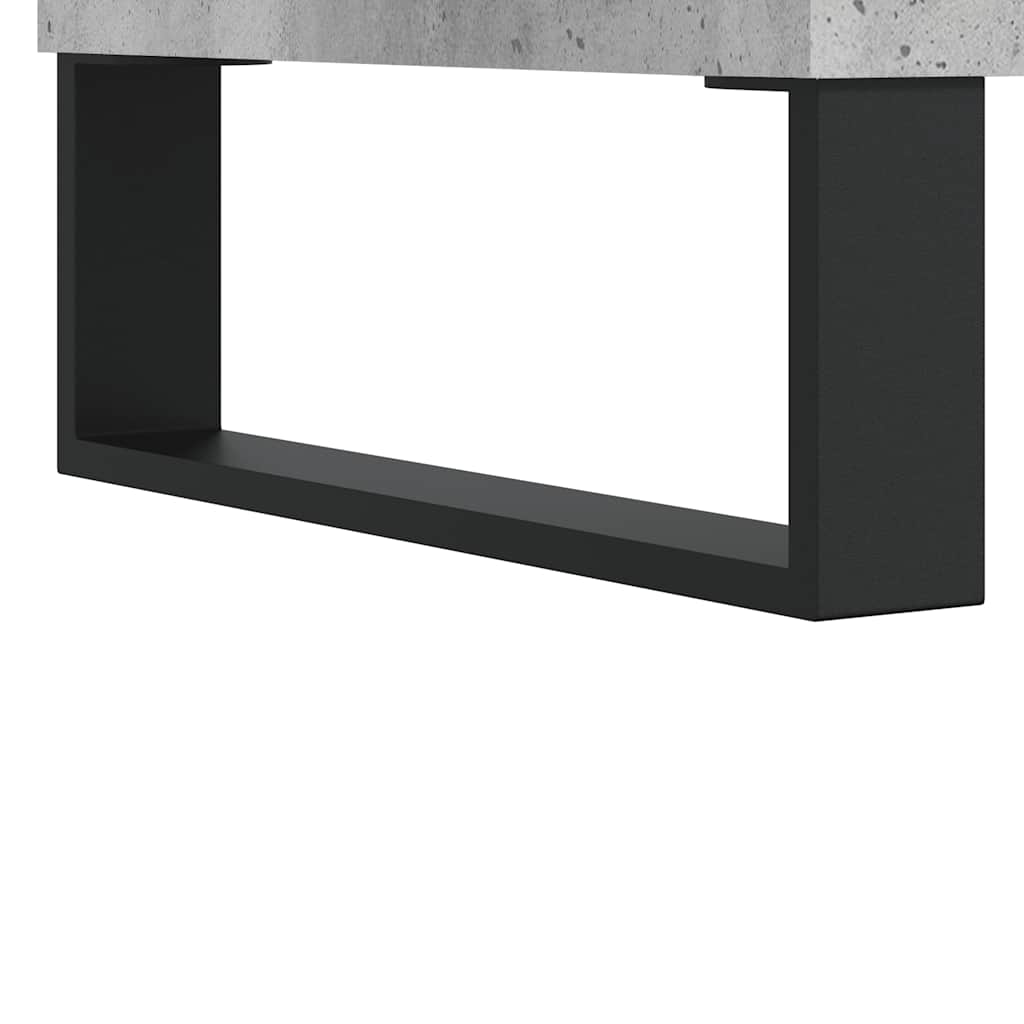 Badkamerkast 58x33x60 cm bewerkt hout betongrijs