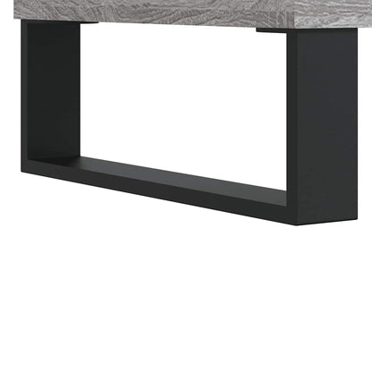 Badkamerkast 65x33x60 cm bewerkt hout grijs sonoma eikenkleurig