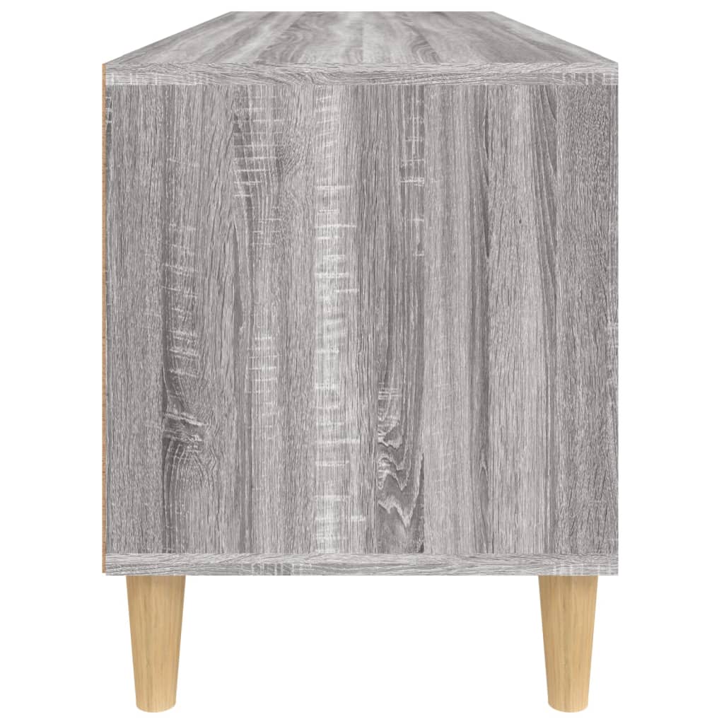 Tv-meubel 100x34,5x44,5 cm bewerkt hout grijs sonoma eikenkleur