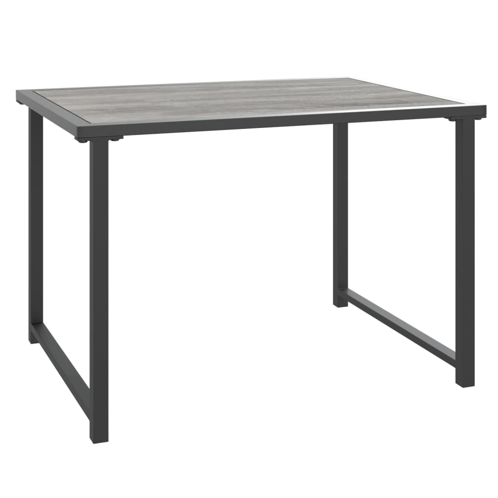 Tuintafel 55x40x37 cm staal antracietkleurig