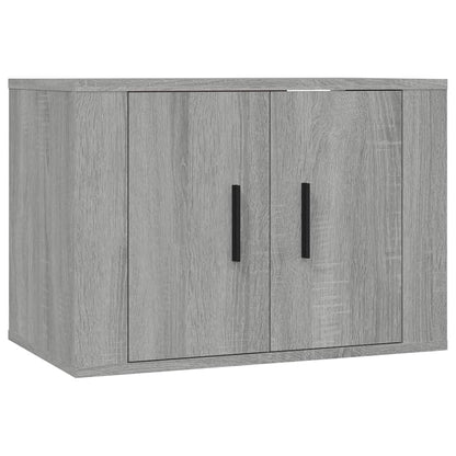 Tv-wandmeubels 2 st 57x34,5x40 cm grijs sonoma eikenkleurig