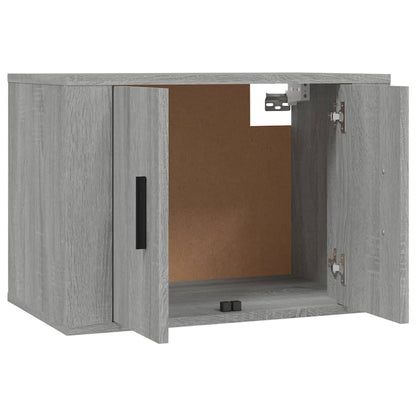 Tv-wandmeubels 2 st 57x34,5x40 cm grijs sonoma eikenkleurig