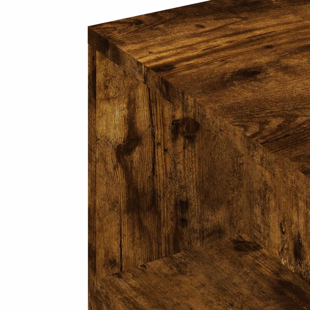 Tv-meubel 102x34,5x43 cm bewerkt hout gerookt eikenkleurig