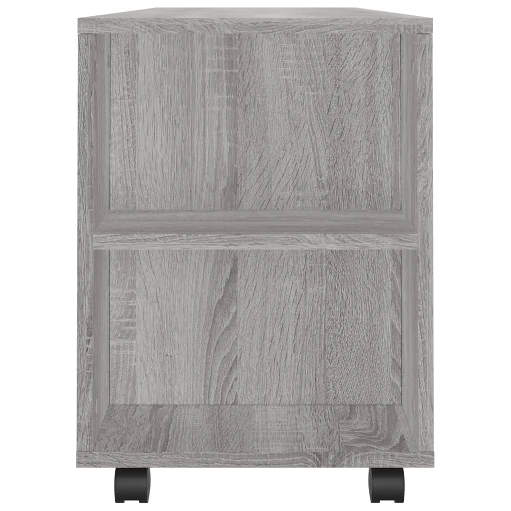 Tv-meubel 102x34,5x43 cm bewerkt hout grijs sonoma eikenkleurig