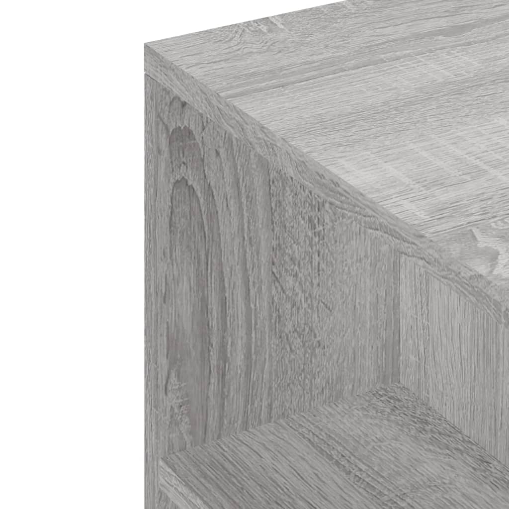 Tv-meubel 102x34,5x43 cm bewerkt hout grijs sonoma eikenkleurig