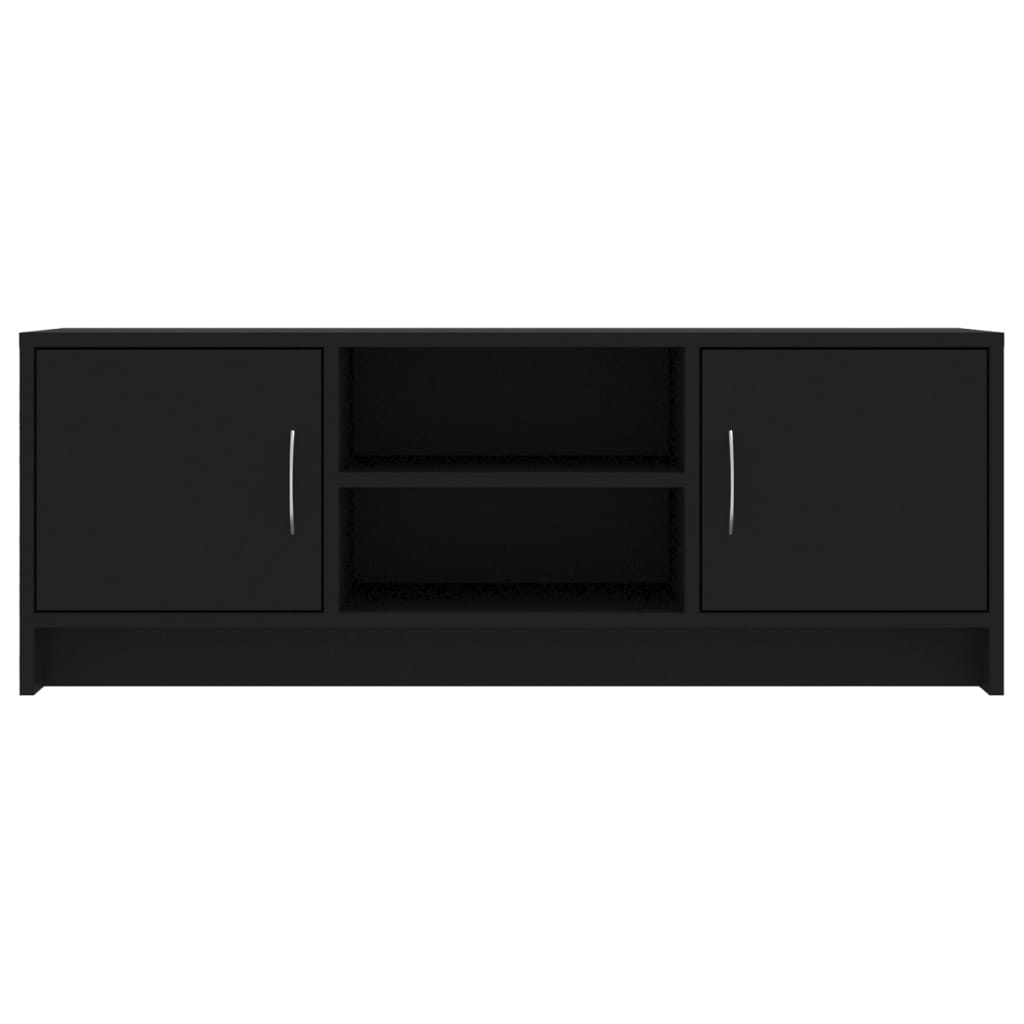 Tv-meubel 102x30x37,5 cm bewerkt hout zwart