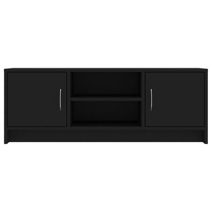 Tv-meubel 102x30x37,5 cm bewerkt hout zwart