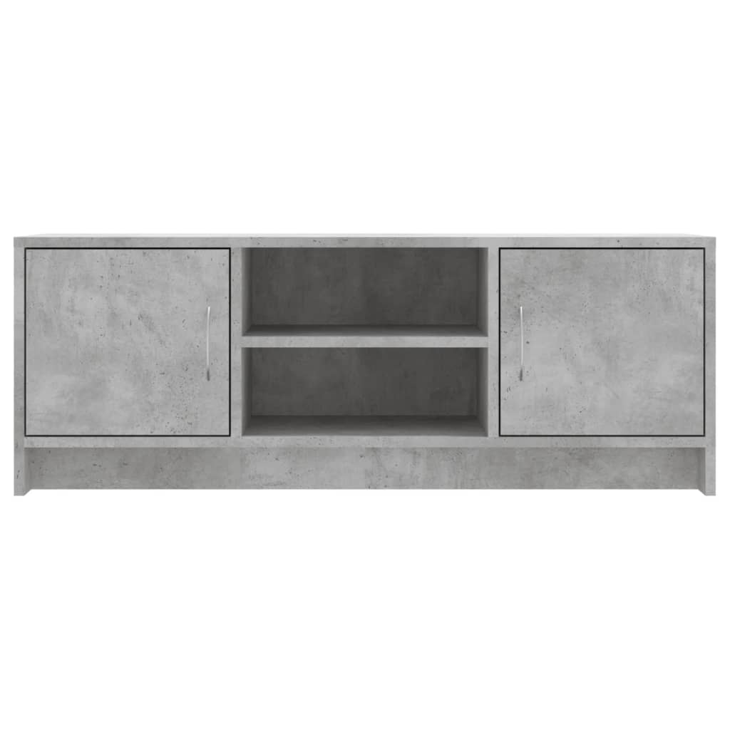 Tv-meubel 102x30x37,5 cm bewerkt hout betongrijs