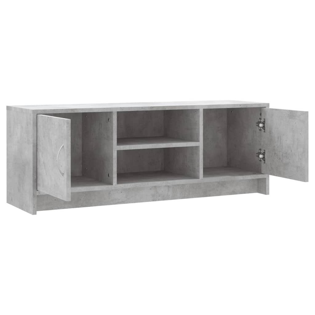 Tv-meubel 102x30x37,5 cm bewerkt hout betongrijs