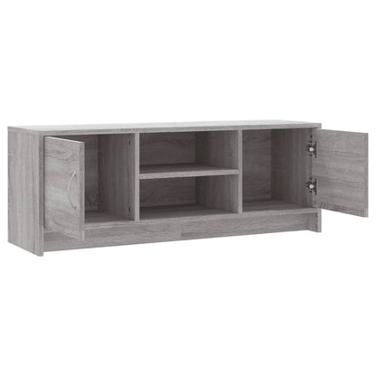 Tv-meubel 102x30x37,5 cm bewerkt hout grijs sonoma eikenkleurig