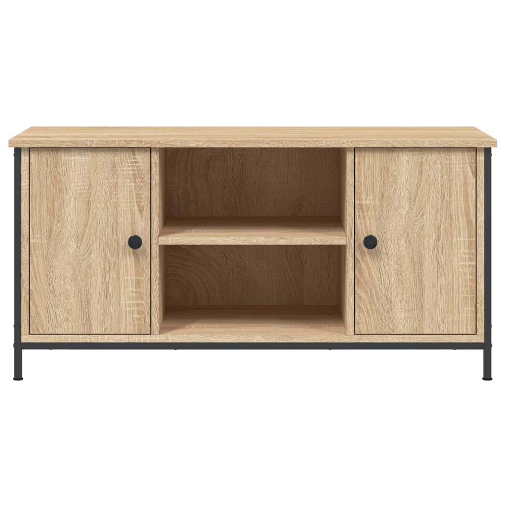 Tv-meubel 100x40x50 cm bewerkt hout sonoma eikenkleurig