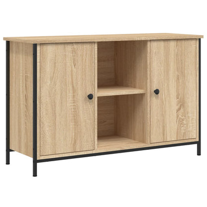 Tv-meubel 100x35x65 cm bewerkt hout sonoma eikenkleurig