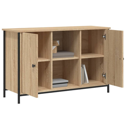 Tv-meubel 100x35x65 cm bewerkt hout sonoma eikenkleurig