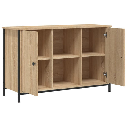 Tv-meubel 100x35x65 cm bewerkt hout sonoma eikenkleurig