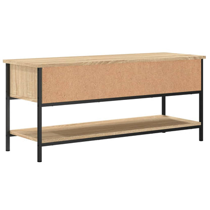 Tv-meubel 100x35x45 cm bewerkt hout sonoma eikenkleurig