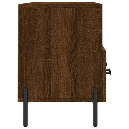 Tv-meubel 102x36x50 cm bewerkt hout bruin eikenkleur