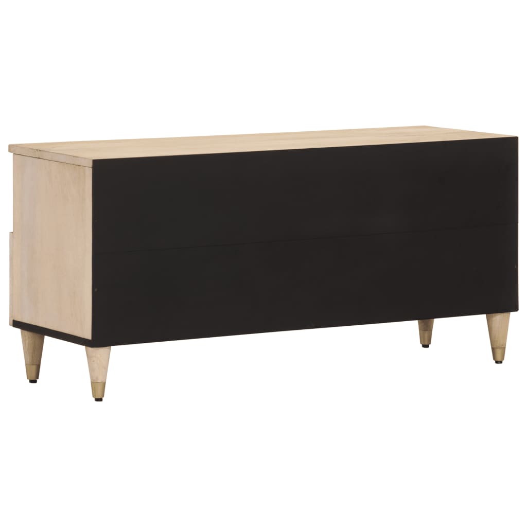 Tv-meubel 100x33x46 cm massief mangohout