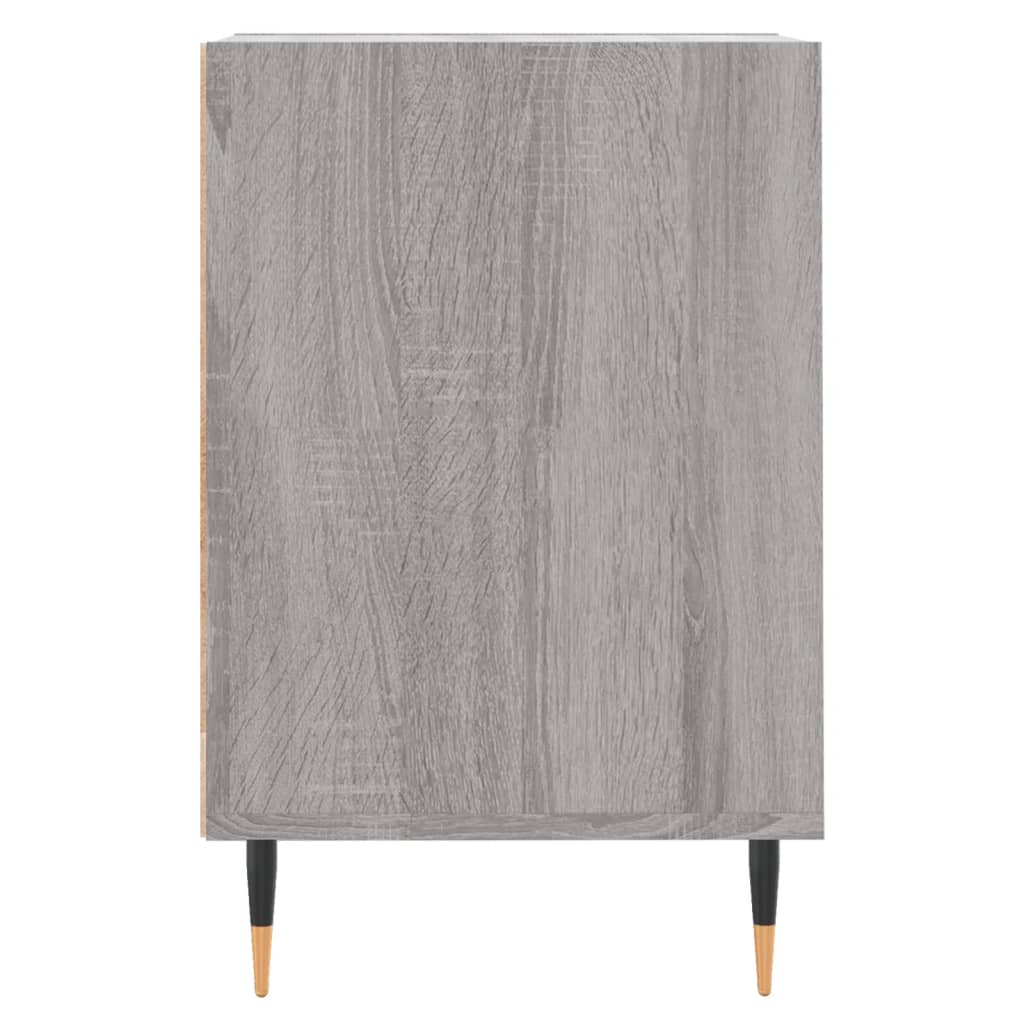 Tv-meubel 100x35x55 cm bewerkt hout grijs sonoma eikenkleurig