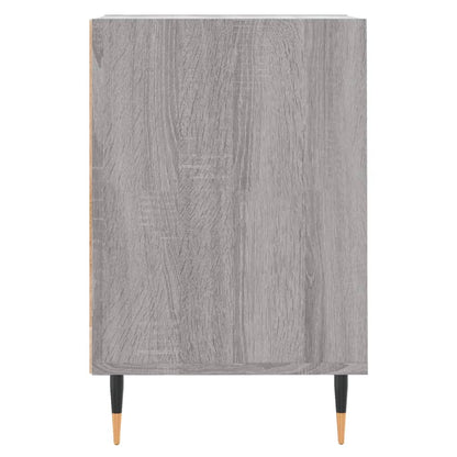 Tv-meubel 100x35x55 cm bewerkt hout grijs sonoma eikenkleurig