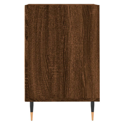 Tv-meubel 100x35x55 cm bewerkt hout bruin eikenkleur