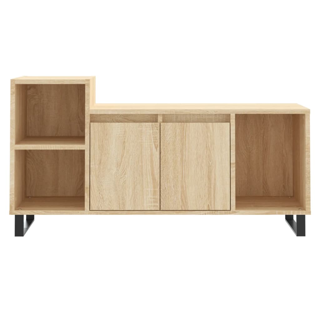 Tv-meubel 100x35x55 cm bewerkt hout sonoma eikenkleurig