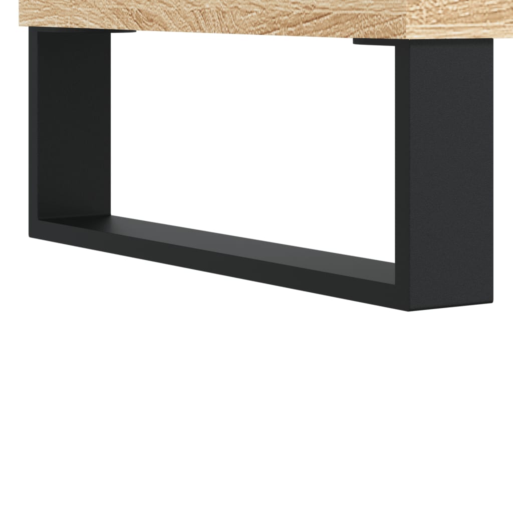 Tv-meubel 100x35x55 cm bewerkt hout sonoma eikenkleurig