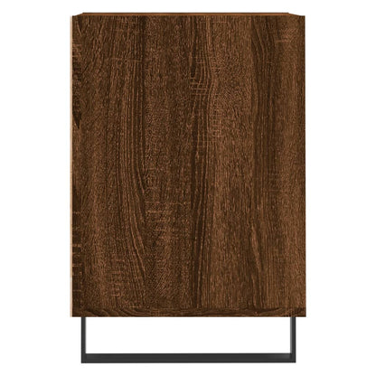 Tv-meubel 100x35x55 cm bewerkt hout bruin eikenkleur