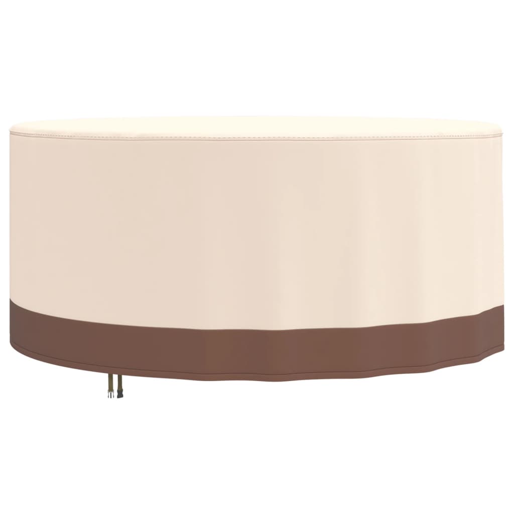 Tuinmeubelhoes rond 600D Ø 183x71 cm oxford beige