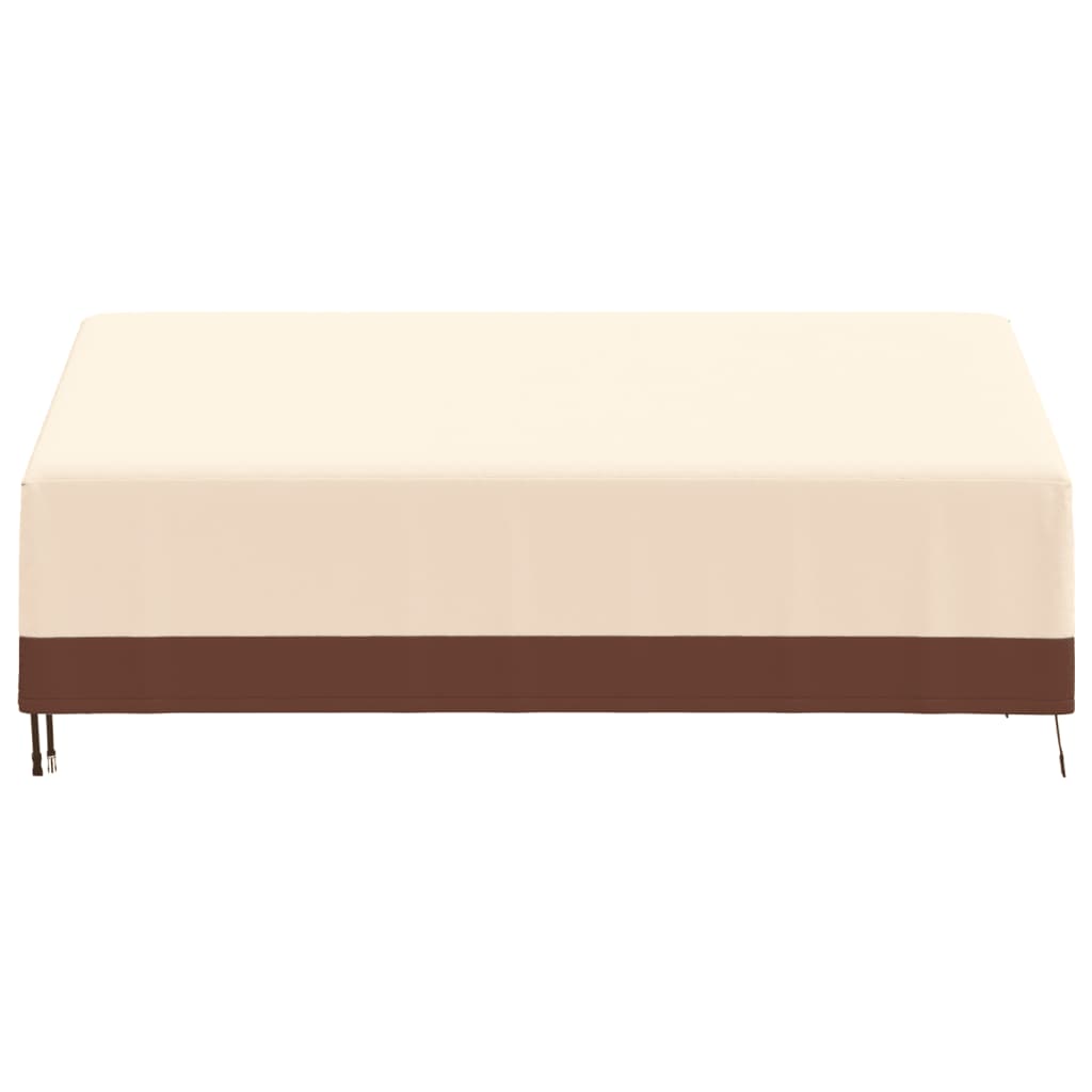 Tuinhoes 3-zitsbank 600D 204x86x48/73 cm oxford beige