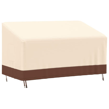 Tuinhoes 3-zitsbank 600D 159x84x56/81 cm oxford beige