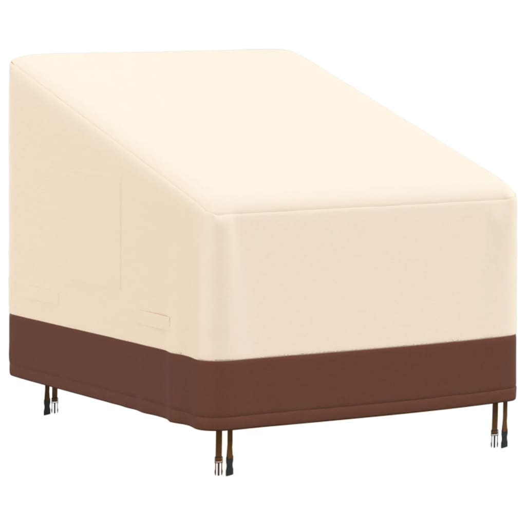 Tuinmeubelhoes loungestoel 600D 79x97x48/74 cm oxford beige