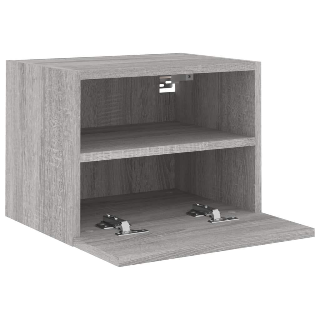 Tv-wandmeubels 2 st 40x30x30 cm bewerkt hout grijs sonoma