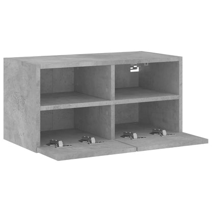 Tv-wandmeubel 60x30x30 cm bewerkt hout betongrijs