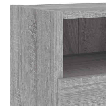 Tv-wandmeubel 60x30x30 cm bewerkt hout grijs sonoma eikenkleur