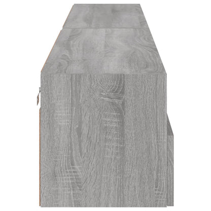 Tv-wandmeubels 2 st 100x30x30 cm hout grijs sonoma