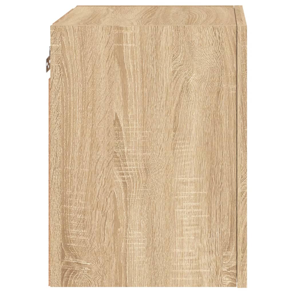 Tv-wandmeubel 40,5x30x40 cm bewerkt hout sonoma eikenkleurig