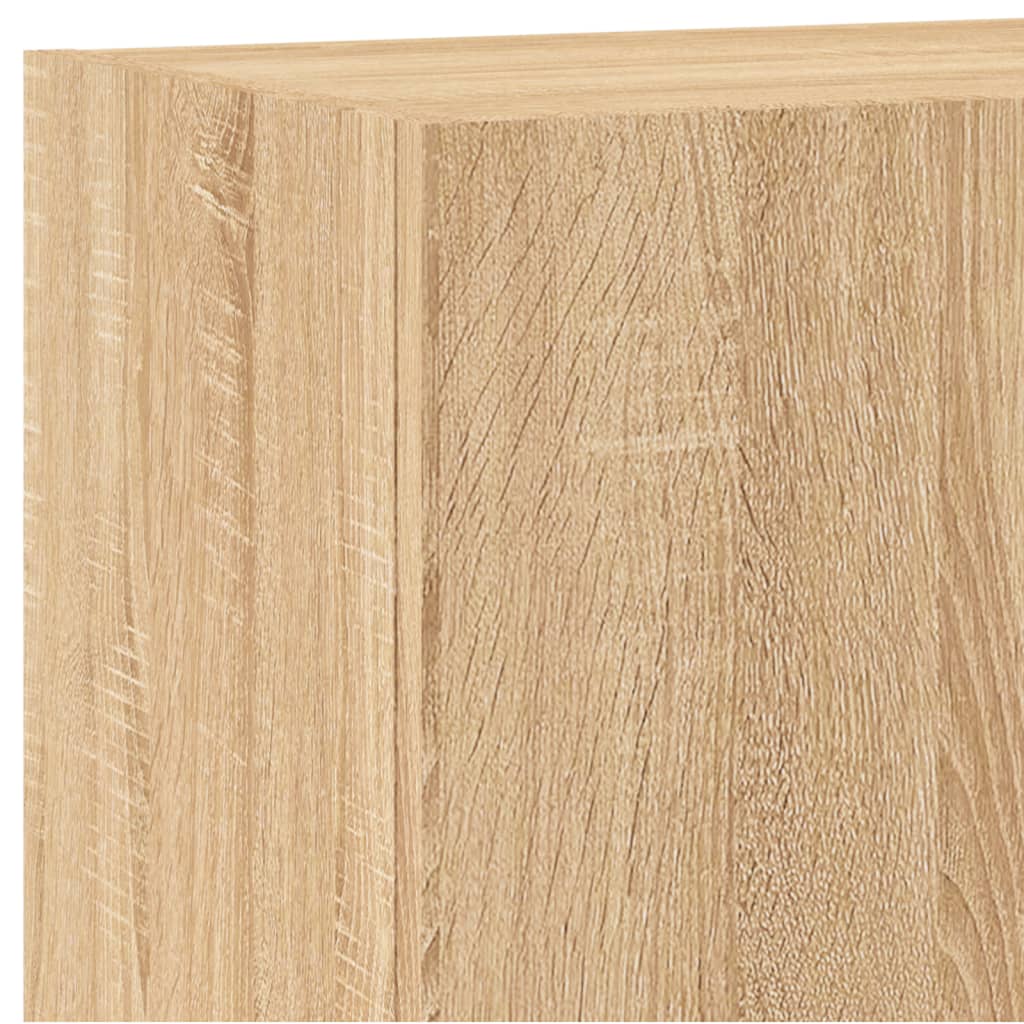 Tv-wandmeubel 40,5x30x60 cm bewerkt hout sonoma eikenkleurig