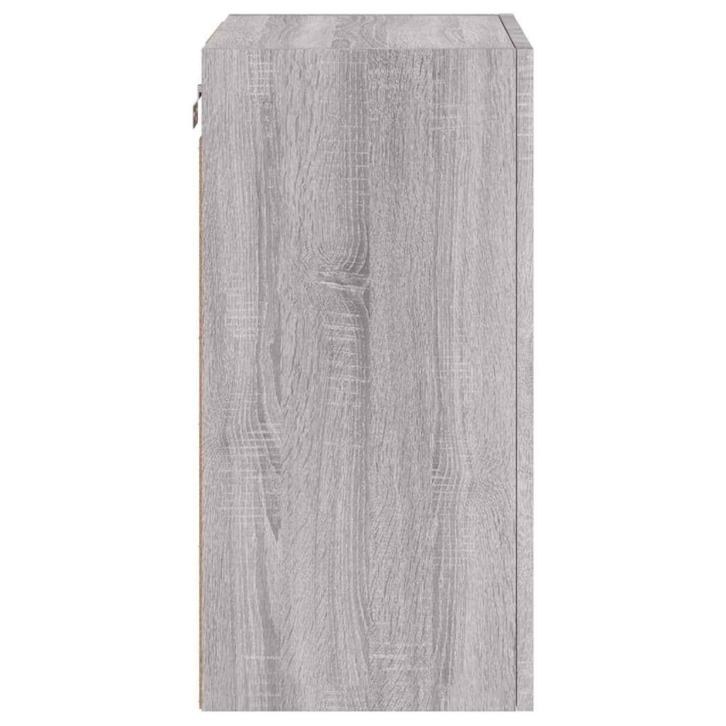 Tv-wandmeubels 2 st 40,5x30x60 cm hout grijs sonoma