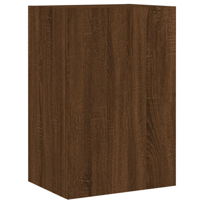 Tv-wandmeubel 40,5x30x60 cm bewerkt hout bruin eikenkleur