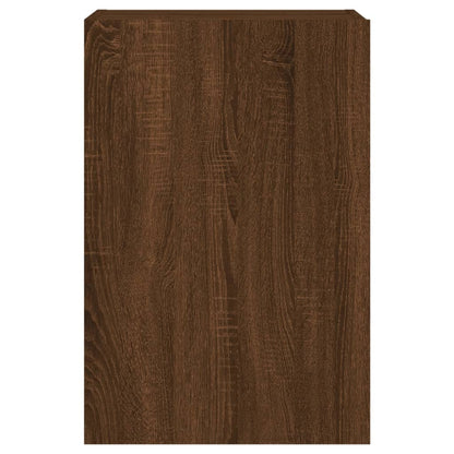 Tv-wandmeubel 40,5x30x60 cm bewerkt hout bruin eikenkleur