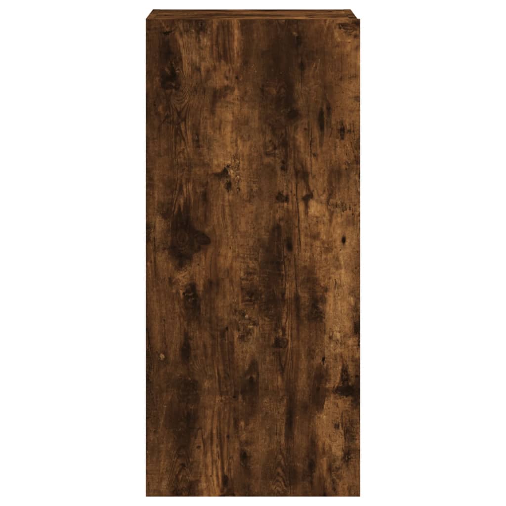 Tv-wandmeubel 40,5x30x90 cm bewerkt hout gerookt eikenkleurig