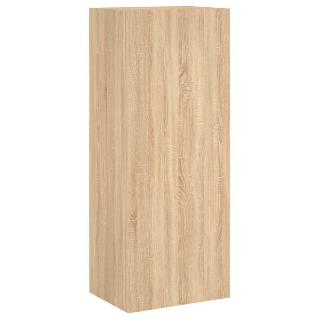 Tv-wandmeubel 40,5x30x102 cm bewerkt hout sonoma eikenkleurig