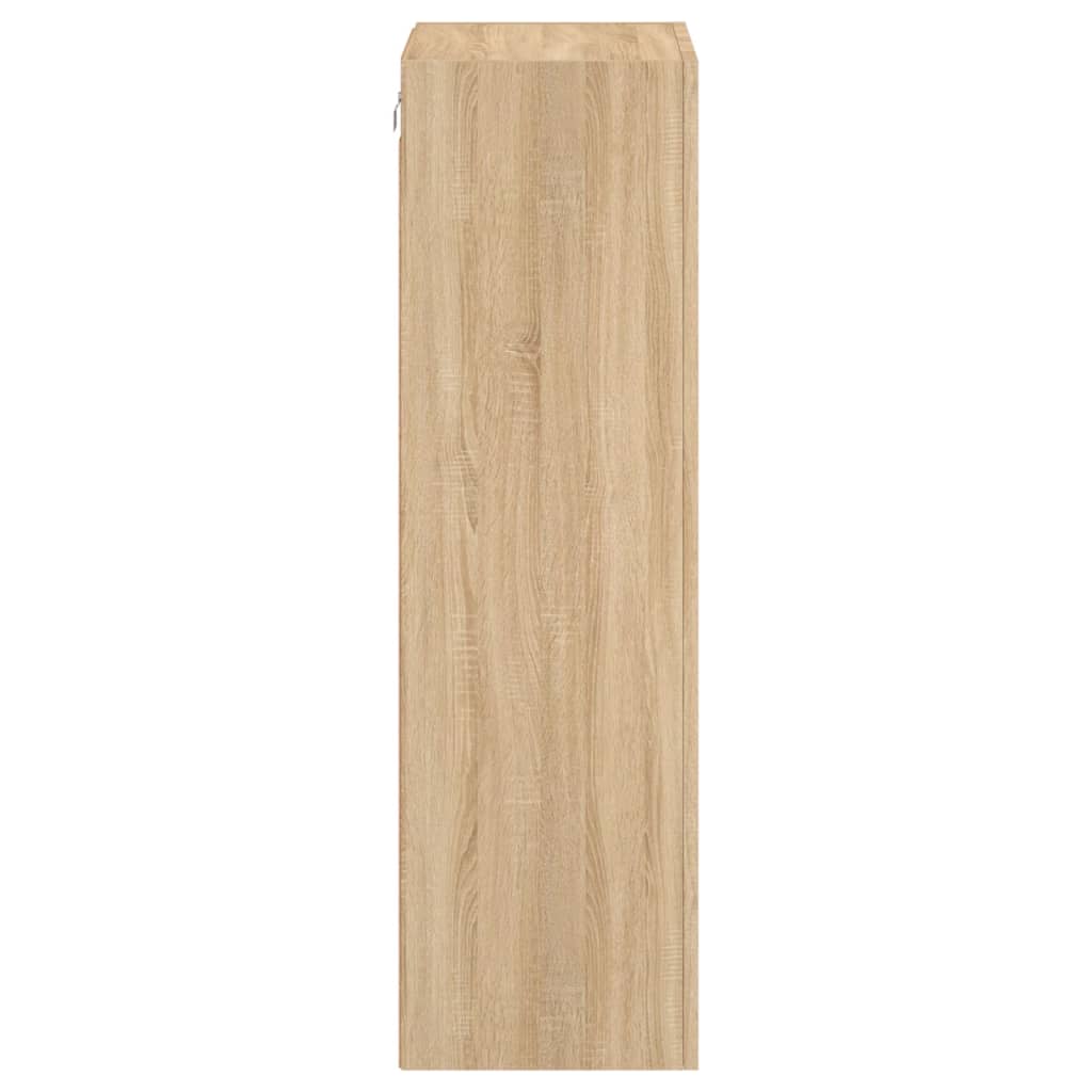 Tv-wandmeubel 40,5x30x102 cm bewerkt hout sonoma eikenkleurig