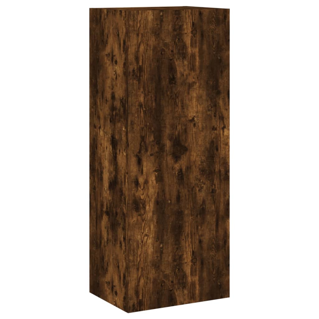 Tv-wandmeubel 40,5x30x102 cm bewerkt hout gerookt eikenkleurig